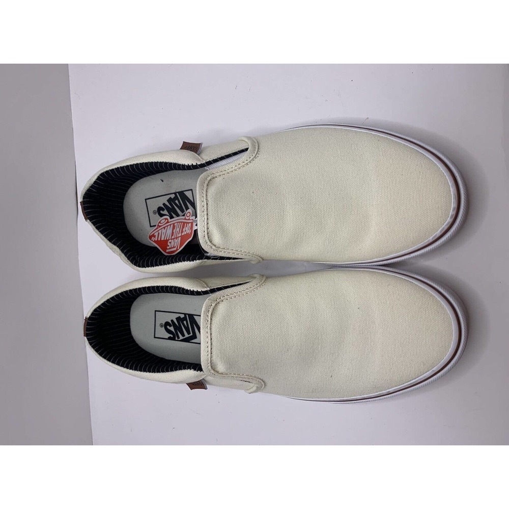 Vans Men's Old Skool Ward Canvas Low-Top Sneakers,cream 9 - Picture 9 of 9
